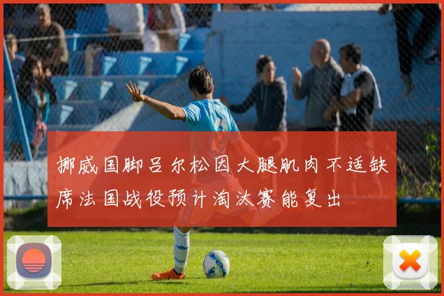 挪威国脚吕尔松因大腿肌肉不适缺席法国战役预计淘汰赛能复出